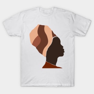 Black African Woman T-Shirt T-Shirt